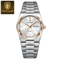 Top Luxury Woman Quartz Watch Waterproof Luminous Date Week Ladies Watch Stainless Steel Casual Elegant Women’S Watches
