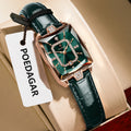 Rectangle Luxury Women'S Watches Waterproof Date Leather Woman Watch Elegant Fashion Quartz Women Wristwatch Reloj Gift