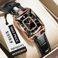 Luxury Brand Women'S Watches Waterproof Leather Date Diamond Woman Watch Elegant Fashion Women Quartz Wristwatch Reloj