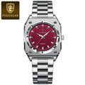 Square Luxury Ladies Watch Waterproof Stainless Steel Luminous Fashion Woman Watch Elegant Quartz Women'S Watches Reloj